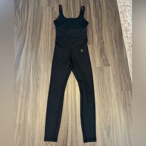 Topissima Black Leopard Print Jumpsuit